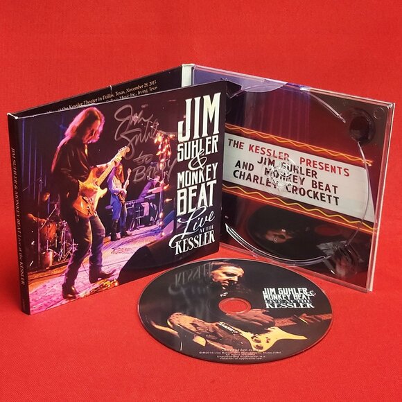 Jim Suhler & Monkey Beat Live At The Kessler CD 2016 Signed - Picture 7 of 10
